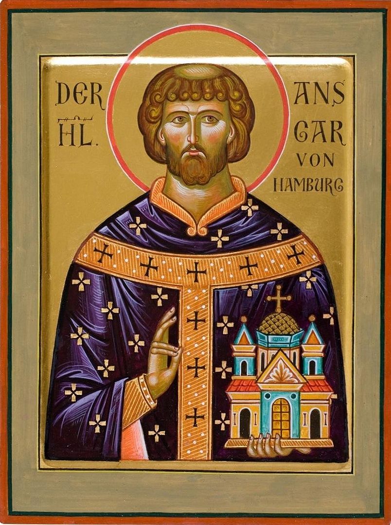 a year of prayer 365 Rosaries February 3 Saint Ansgar, "Apostle of